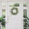 30'' Green Eucalyptus and Purple Floral Spring Wreath